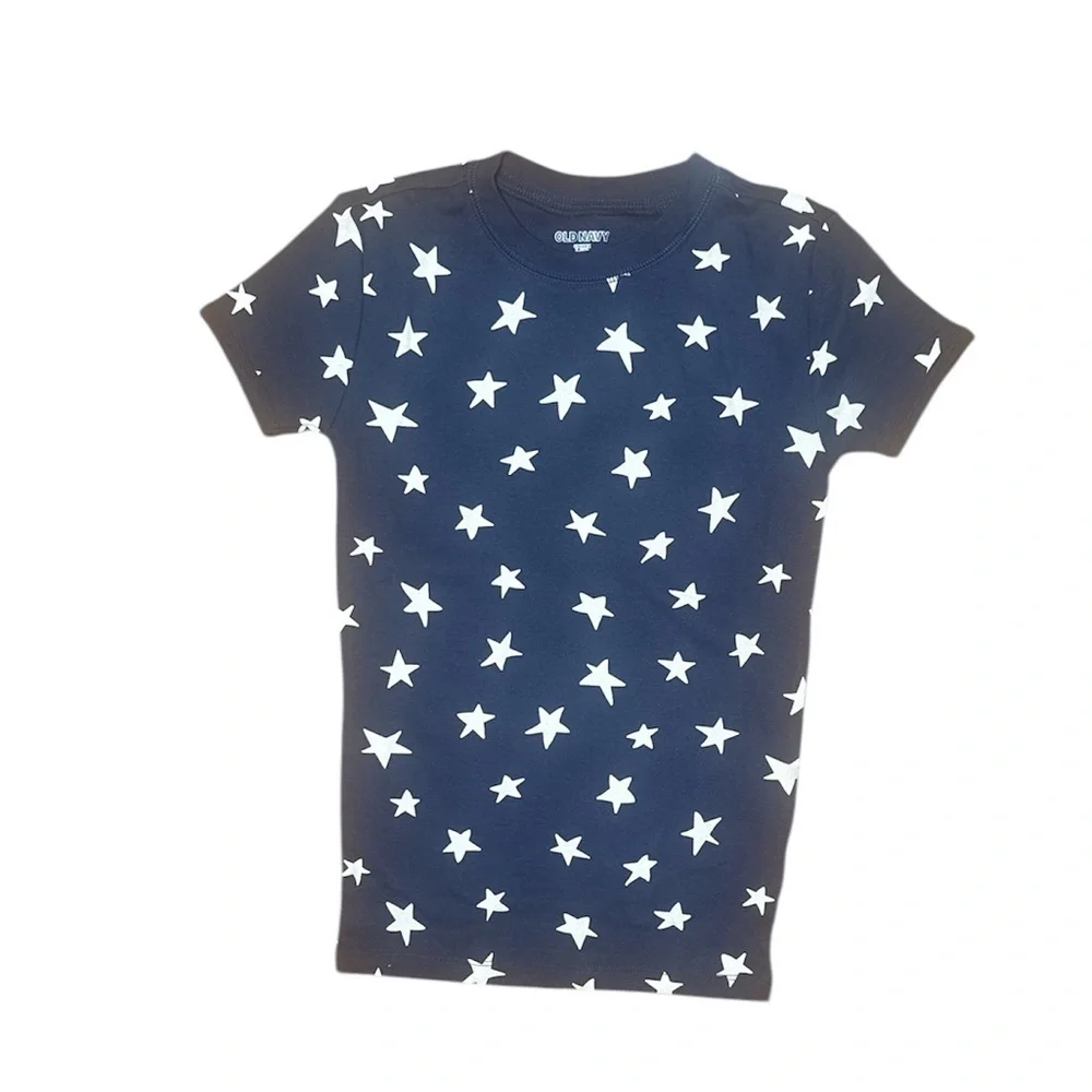 Old Navy white stars USA 4th of July gender neutral unisex large size 10 patriot
